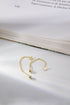 Cercei din argint Stea III (Silver/Gold)